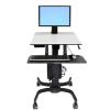 WorkFit-C Single LCD / LCD-Größe <= 24" / Belastbarkeit 2,7 - 7,3 kg / Anhebung 63cm / Neigung 30° / Drehung 360° P / L / VESA MIS-D