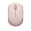 Logitech M171 - Maus - rechts- und linkshändig - optisch - 3 Tasten - kabellos - 2.4 GHz - kabelloser Empfänger (USB) - pink