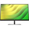 HP E24q G5 PVC Free - E-Series - LED-Monitor - 60.5 cm (23.8") - 2560 x 1440 QHD @ 75 Hz - IPS - 300 cd / m² - 1000:1 - 5 ms - HDMI, DisplayPort - Schwarz, Schwarz und Silber (Ständer)