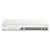 D-Link Nuclias Cloud-Managed DBS-2000-10MP - Switch - Smart - 8 x 10 / 100 / 1000 (PoE+) + 2 x Kombi-Gigabit-SFP - an Rack montierbar - PoE+ (130 W) - mit 1 Jahr Nuclias Cloud Management