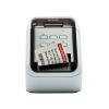 Brother QL-810Wc - Etikettendrucker - zweifarbig (monochrom) - Thermodirekt - Rolle (6,2 cm) - 300 x 600 dpi - bis zu 110 Etiketten / Min. - USB, Wi-Fi(n) - Cutter - Schwarz, Glossy White