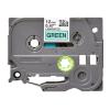 Brother TZe-731 - Schwarz auf Grün - Rolle (1,2 cm x 8 m) 1 Kassette(n) laminiertes Band - für Brother PT-D210, D600, H110, P750, P-Touch PT-1005, D450, E310, P-Touch Cube Pro PT-P910