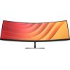 HP E45c G5 - E-Series - LED-Monitor - gebogen - 113 cm (44.5") - 5120 x 1440 Dual Quad HD @ 165 Hz - VA - 400 cd / m² - 3000:1 - 3 ms - HDMI, DisplayPort, USB-C - Lautsprecher - Schwarz und Silber (Ständer), schwarzer Kopf