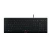 CHERRY STREAM - Tastatur - USB - Deutsch - Tastenschalter: CHERRY SX - Schwarz