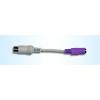 CHERRY - Tastaturadapter - DIN 5-polig (M) zu PS / 2 (W) - Grau, violett
