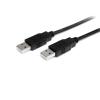 StarTech.com 2m HighSpeed USB 2.0 A auf A Kabel - St / St - USB-Kabel - USB (M) zu USB (M) - USB 2.0 - 2 m - Schwarz - für P / N: SV231HDMIUA