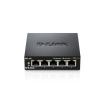 Switch / D-Link DGS-105 / E / 5x 10 / 100 / 1000TX / IEEE 802.3az EEE kompatibel / lüfterlos / schwarzes Metallgehäuse / Kensington Sicherheits-Slot / ext. Netzteil