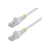 StarTech.com Cat5e RJ45 UTP Netzwerkkabel Snagless - Cat 5e Patchkabel - Stecker / Stecker - Patch-Kabel - RJ-45 (M) zu RJ-45 (M) - 3 m - UTP - CAT 5e - geformt, ohne Haken - weiß
