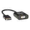 Eaton Tripp Lite Series 6in DisplayPort to VGA Adapter Active Converter DP to VGA M / F DPort 1.2 6" - Display-Adapter - DisplayPort (M) zu HD-15 (VGA) (W) - 15.2 cm - aktiv - Schwarz