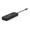 USB-C-Dock - 1 x HDMI-Anschluss 4k bei 60 Hz - 1 x RJ45 Gigabit Ethernet 1000 Mbps - 1 x USB 3.0 5 Gbps - 1 x USB-C mit PD100w, der zum Aufladen eines Laptops verwendet werden kann - 1 x USB-C mit 4k bei 60 Hz - 30 cm Kabel - kompatibel mit Windows,