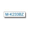 Brother M-K233BZ - Blau auf weiß - Rolle (1,2 cm x 8 m) 1 Stck. Druckerband - für P-Touch PT-55, PT-55P, PT-65, PT-75, PT-90, PT-BB4