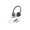 Poly Blackwire 8225 - Blackwire 8200 series - Headset - On-Ear - kabelgebunden - aktive Rauschunterdrückung - USB-C - Schwarz - Zertifiziert für Microsoft Teams, UC-zertifiziert - Replaces Poly SKU 214409-01