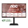 AOC 27E4CV - LED-Monitor - 68.6 cm (27") - 1920 x 1080 Full HD (1080p) @ 120 Hz - IPS - 300 cd / m² - 1500:1 - 4 ms - HDMI, DisplayPort, USB-C - Lautsprecher - Schwarz