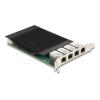 Delock - Netzwerkadapter - PCIe x4 Low-Profile - Gigabit Ethernet x 4