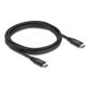 Delock Koaxiales USB-C Kabel 20 Gbps Kabel USB PD 3.0 60 W 3 m