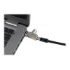 Kensington Slim N17 2.0 Portable Keyed Laptop Lock for Wedge Shaped Slots - Sicherheitskabelschloss - 1.83 m