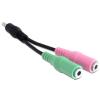 Delock - Audio-Adapter - mini-phone stereo 3.5 mm männlich zu mini-phone stereo 3.5 mm weiblich - 12 cm