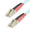 StarTech.com 1m (3ft) LC / UPC to LC / UPC OM3 Multimode Fiber Optic Cable, Full Duplex 50 / 125Âµm Zipcord Fiber Cable, 100G Networks, LOMMF / VCSEL, <0.3dB Low Insertion Loss - LSZH Fiber Patch Cord - Patch-Kabel - LC Multi-Mode (M) zu LC Multi-Mode (M)
