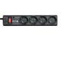 Eaton Protection Strip PS4D - Überspannungsschutz - AC 220-250 V - 2500 Watt - Ausgangsanschlüsse: 4 - Schwarz
