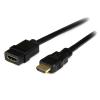 StarTech.com 2 m HDMI-Verlängerungskabel - Ultra HD 4k x 2k HDMI Kabel - Stecker / Buchse - HDMI-Verlängerungskabel - HDMI männlich zu HDMI weiblich - 2 m - abgeschirmt - Schwarz - für P / N: CDP2HDMM2MB, DP2HDMM2MB, HDDVIMM3, HDMM1MP, HDMM2MP, HDMM3MP,