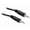 Delock - Audiokabel - mini-phone stereo 3.5 mm männlich zu mini-phone stereo 3.5 mm männlich - 2.5 m - Schwarz