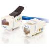 Kabel / Cat6 TOOLESS Keystone Jack Wht