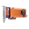 QNAP QM2-4P-384 - Speicher-Controller - PCIe 3.0 - Low-Profile - PCIe 3.0 x8 - für QNAP TS-1273, 1277, 473, 677, 873, 877, 977, EC1280, TVS-2472, 473, 673, 872, 873, 882