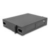 Delock - Patchpanel (Blindblech) - ohne Sichtfenster ausgestattet - SC X 48, LC X 96 - Dunkelgrau - 2U - 48.3 cm (19")