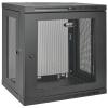 Eaton Tripp Lite Series 12U Wall Mount Rack Enclosure Server Cabinet w / Door & Side Panels - Schrank Netzwerkschrank - geeignet für Wandmontage - Schwarz - 12U - 48.3 cm (19")