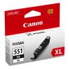 Canon CLI-551BK XL - Hohe Ergiebigkeit - Schwarz - original - Tintenbehälter - für PIXMA iP8750, iX6850, MG5550, MG5650, MG5655, MG6450, MG6650, MG7150, MG7550, MX725, MX925
