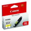Canon CLI-551Y XL - 11 ml - Hohe Ergiebigkeit - Gelb - original - Tintenbehälter - für PIXMA iP8750, iX6850, MG5550, MG5650, MG5655, MG6450, MG6650, MG7150, MG7550, MX725, MX925