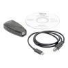Eaton Tripp Lite Series USB-C to Serial Adapter (DB9) - Keyspan, High-Speed (M / M), Detachable Cable, TAA - Serieller Adapter - USB - RS-232 x 1 - Schwarz - TAA-konform