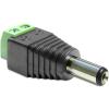 Delock Adapter DC 2.1 x 5.5 mm male > Terminal Block - Netzteil - 2-polige Klemmleiste (M) zu Gleichstromstecker 2,1 mm (M)