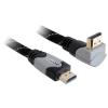 Delock High Speed HDMI with Ethernet - HDMI-Kabel mit Ethernet - HDMI männlich zu HDMI männlich - 5 m - 90° Stecker