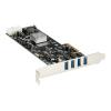 4 Port PCIe USB 3.0 Card w / 4 Channels
