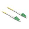 Delock - Netzwerkkabel - LC / APC Einzelmodus (M) zu LC / APC Einzelmodus (M) - 3 m - 2 mm - Glasfaser - Simplex - 9 / 125 Mikrometer - G.657.A / OS2 - halogenfrei - Gelb