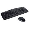 Logitech Wireless Combo MK330 - Tastatur-und-Maus-Set - drahtlos - 2.4 GHz - US International / EER - Schwarz