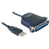 Delock USB to Printer adapter cable - Parallel-Adapter - USB - IEEE 1284