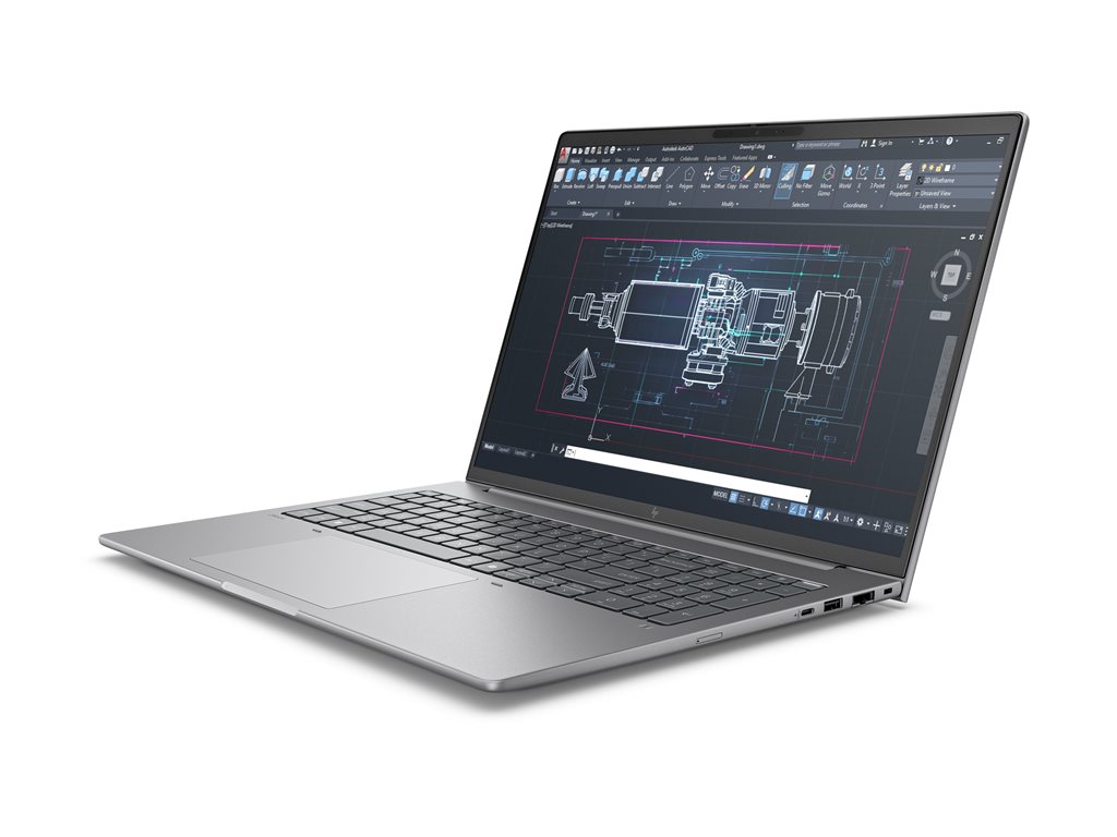 HP ZBook 8 G1i Mobile Workstation - Intel Core Ultra 7 265H / 2.2 GHz - vPro Enterprise - Win 11 Pro - RTX 500 Ada - 64 GB RAM - 2 TB SSD NVMe, TLC - 40.6 cm (16") IPS 3840 x 2400 (WQXGA) @ 120 Hz - Wi-Fi 7, Bluetooth - Meteorsilber - kbd: Deutsch -