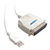 C2G 6ft USB to C36 Parallel Printer Adapter Cable - Parallel-Adapter - USB - IEEE 1284 - beige