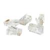 C2G - Netzwerkanschluss - RJ-45 (M) - durchsichtig (Packung mit 50)