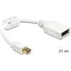 Delock - DisplayPort-Adapter - DisplayPort (W) zu Mini DisplayPort (M) - 21 cm