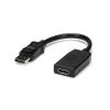 StarTech.com DisplayPort auf HDMI Video Adapter / Konverter - DP zu HDMI mit bis zu 1920x1200 - DP / HDMI Länge 24cm (Stecker / Buchse) - Videoadapter - DisplayPort männlich zu HDMI weiblich - 24 cm - Schwarz - für P / N: MST14DP123DP, MSTCDP123DP, SV231