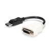 StarTech.com DisplayPort Adapter auf DVI - DP (Stecker) zu DVI-I (Buchse) Konverter - 1920x1200 - DisplayPort-Adapter - Single Link - DisplayPort (M) zu DVI-D (W) - 24 cm - eingerastet - für P / N: DK30CH2DEP, DK30CH2DEPUE, MST14DP123DP, TB3DK2DPPDUE,