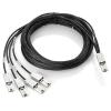 HP 4m Ext Mini-SAS to 4x1 Mini-SAS Cable