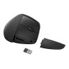 HP 925 - Vertikale Maus - ergonomisch - 6 Tasten - kabellos - Bluetooth 5.3, 2.4 GHz - kabelloser Empfänger (USB) - Schwarz - 100 % papierbasierte Verpackung