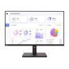 Lenovo ThinkVision T32p-30 - LED-Monitor - 80 cm (31.5") - 3840 x 2160 4K - IPS - 350 cd / m² - 1000:1 - HDR10 - 4 ms - HDMI, DisplayPort, USB-C - Raven Black