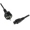 StarTech.com 2 m Laptop Ladekabel, EU Schuko auf C5, 2,5A 250V, 18AWG, Notebook / Laptop Ersatzstromkabel, Laptop Netzteil Stromkabel, Kleeblatt / Mickey Mouse Netzkabel (PXTNB3SEU2M) - Stromkabel - IEC 60320 C5 zu power CEE 7 / 7 (M) - Wechselstrom 250