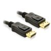Delock - DisplayPort-Kabel - DisplayPort (M) zu DisplayPort (M) - 3 m - Schwarz