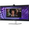 Dell P3424WEB - LED-Monitor - gebogen - 86.4 cm (34") (34.14" sichtbar) - 3440 x 1440 UWQHD @ 60 Hz - IPS - 300 cd / m² - 1000:1 - 5 ms - HDMI, DisplayPort, USB-C - Lautsprecher